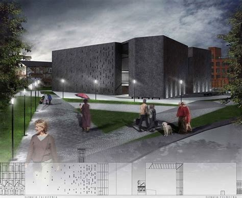 Dyplomy Architektury Sala Koncertowa W Pabianicach Projektu Anny