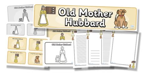 Old Mother Hubbard Resource Pack