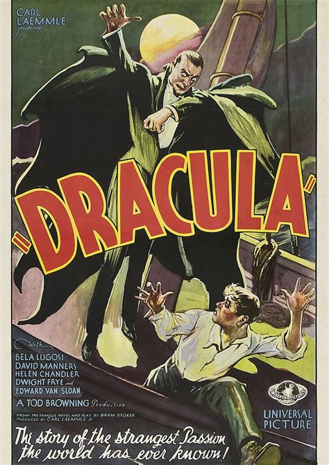 Dracula Poster British Gothic Horror Film Wall Decor Etsy