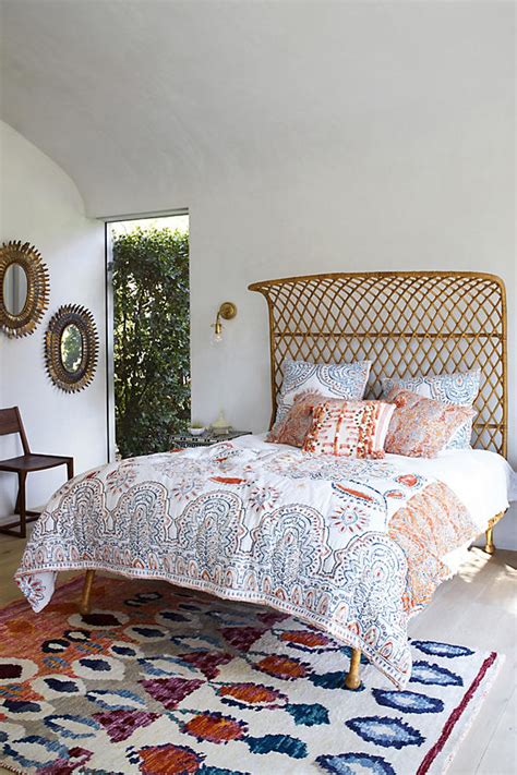 Curved Rattan Bed Anthropologie