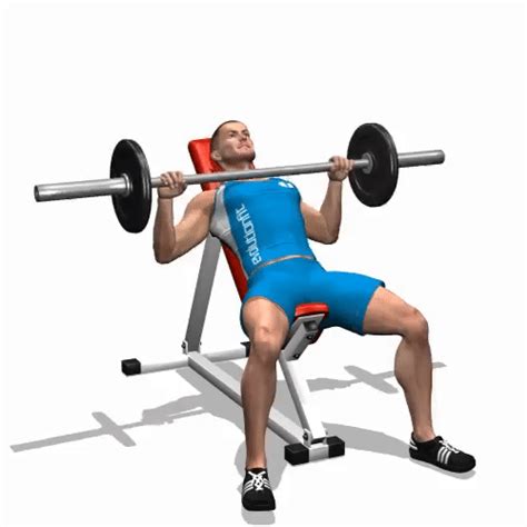 Barbell Incline Bench Press Chest Exercises Chest Workouts