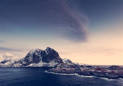 Зима в Северной Норвегии Лофотенские острова Fotorelax