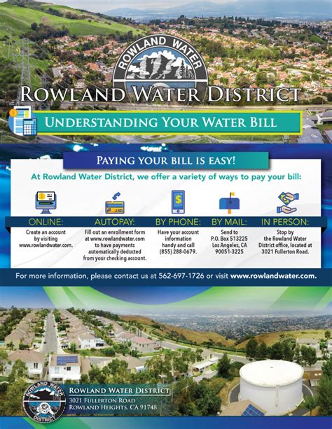 About Your Bill Rowland Water District
