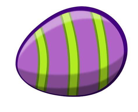 Decorative Purple Easter Egg PNG Clipart PNG Mart
