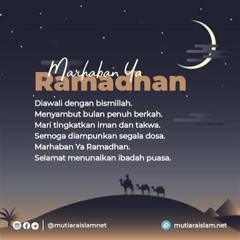 136 Kata Mutiara Islami Tentang Puasa Dan Ramadhan Kutipan Ramadhan