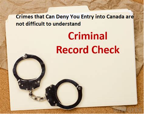 Crimes That Can Deny You Entry Into Canada Denied Entry Into Canada