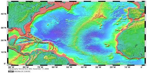 Atlantic Ocean Depth Chart