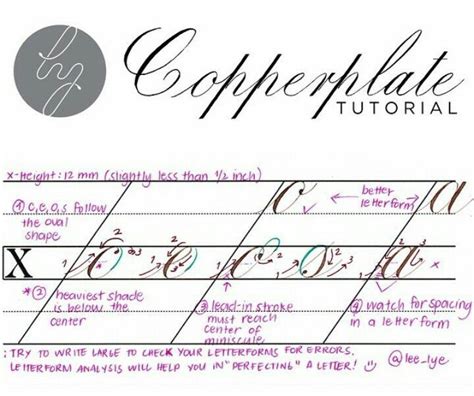 Copperplate Calligraphy Lettering Tutorial Calligraphy Tutorial