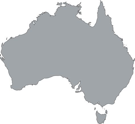 Download Australia Continent Gray Royalty Free Vector Graphic Pixabay