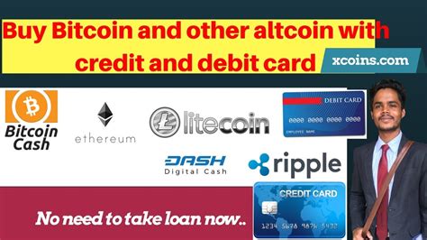 Credit cards allow you to buy bitcoin instantly. How to buy bitcoins and other altcoins with credit/debit ...