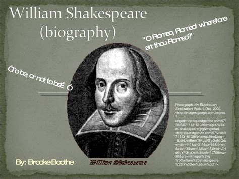 What Is The Biography Of William Shakespeare