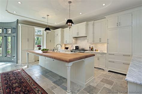 Marble tile is revered for its elegance and beauty. Pictures of Kitchens - Traditional - White Kitchen ...