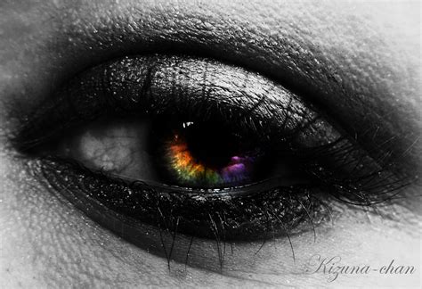 Dark Rainbow Eye Wallpaper From Eyes Wallpapers