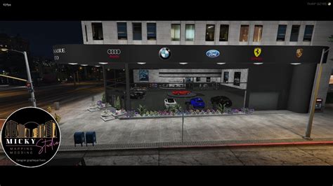 Fivem Mlo Concessionnaire Centre Ville Mapping Gta5 Cardealer