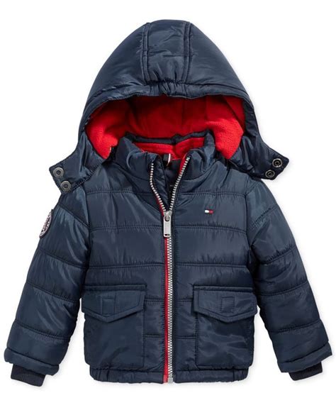 Tommy Hilfiger Randy Hooded Puffer Jacket Baby Boys 0 24 Months