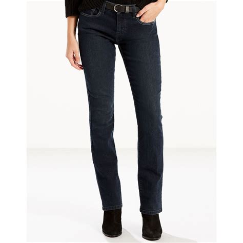 Levis® 505™ Straight Stretch Mid Rise Easy Fit Straight Leg Women Jea