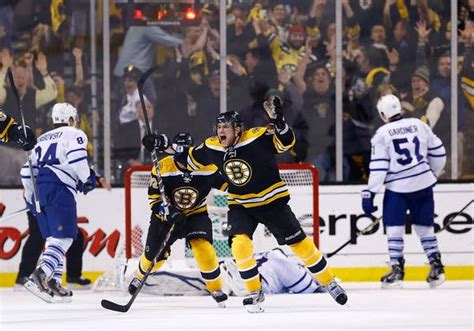 Nhl on nbc sports @nhlonnbcsports. Down Three Goals in the Third, the Bruins Stun the Maple Leafs to Advance - The New York Times