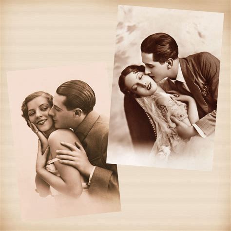 Art Deco Love Couple 2 New 4x6 Vintage Postcard Image Photo Etsy