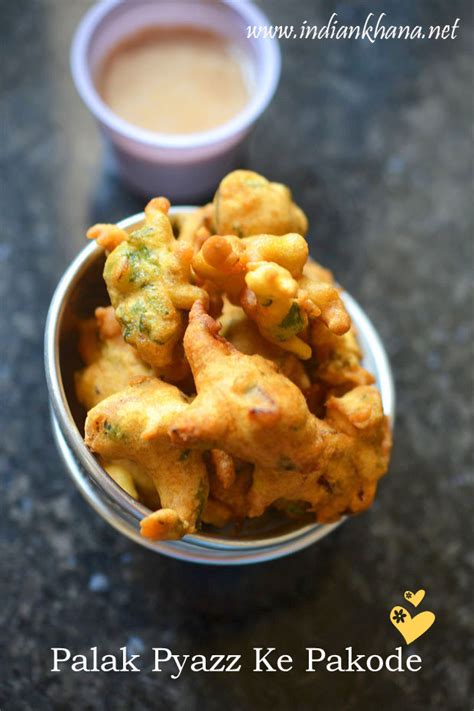 Palak Pyaaz Pakoda Spinach Onion Fritters Recipe Palak Pakoras
