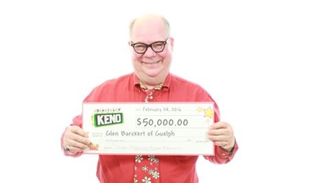 Guelph Man Celebrates 50000 Daily Keno Win