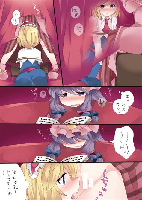 Alice Margatroid And Patchouli Knowledge Touhou Drawn By Hammer