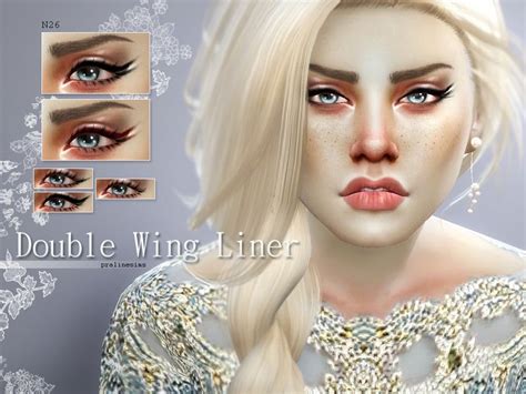 Elegant Double Winged Eyeliner For Your Sims Found In Tsr Category