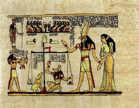 Old Egyptian Painting On Papyrus Painting By Johanna Hurmerinta Pixels