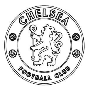 Download Chelsea Logo Soccer Coloring Pages | Football coloring ...