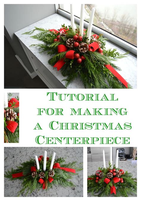 Diy Evergreen Christmas Centerpiece Celebrate And Decorate