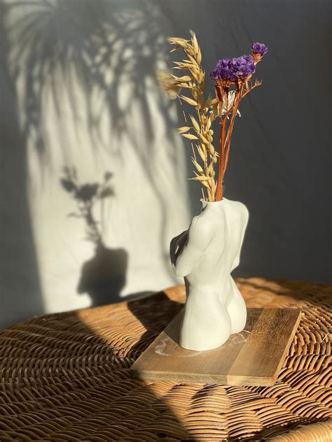 Body Vase Frauenkörper Trockenblume Körpervase Deko Torso Skultpur Keramik Statue Geschenkidee