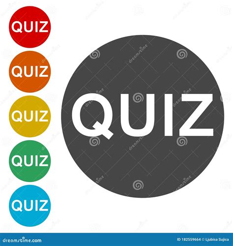 Quiz Icon Stock Vector Illustration Of Long Flat Questions 182559664