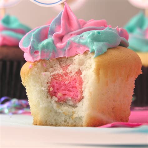 gender reveal surprise cupcakes the diaries of a cake girl