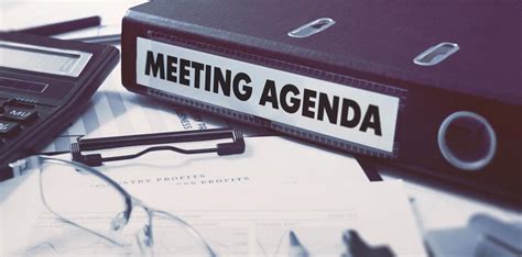 9 Meeting Agenda Formats Free Word Templates