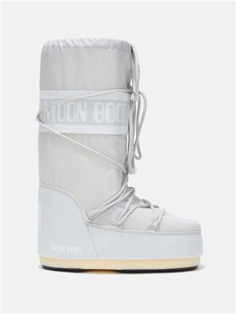 moon boot classic high nylon støvler unisex glacier grey