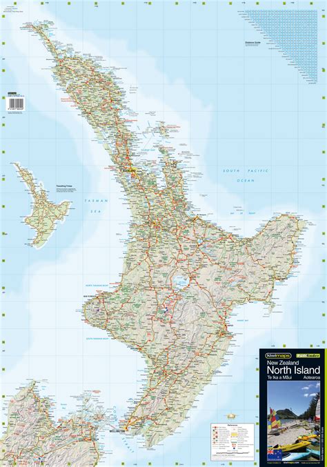 North Island Wall Maps