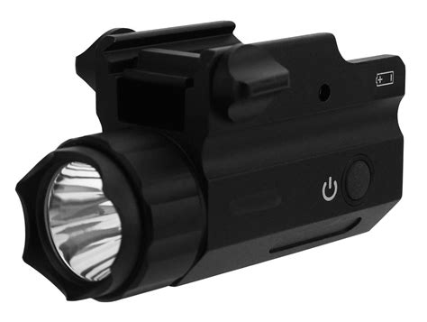 Tacfire Flp360c Compact Pistol Light Clear 360 Lumens Black Aluminum