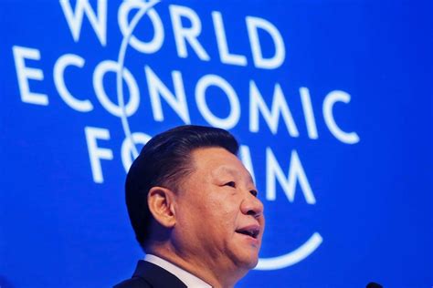 Davos World Economic Forum Xi Jinping Defends Free Trade Makes Case