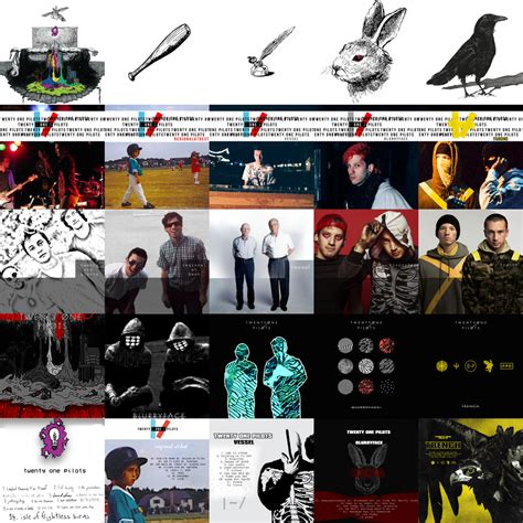 Stunning Collection Of Twenty One Pilots Album Covers