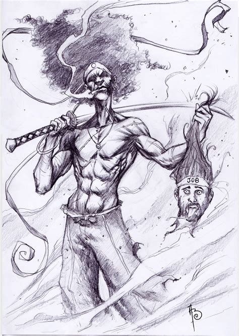 Afro Samurai By Adrianohq On Deviantart