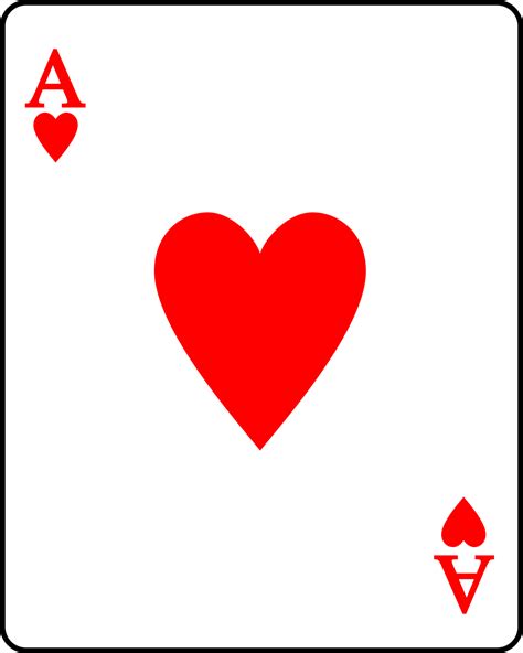Support for passing cards, shooting the moon; File:Playing card heart A.svg - Wikimedia Commons