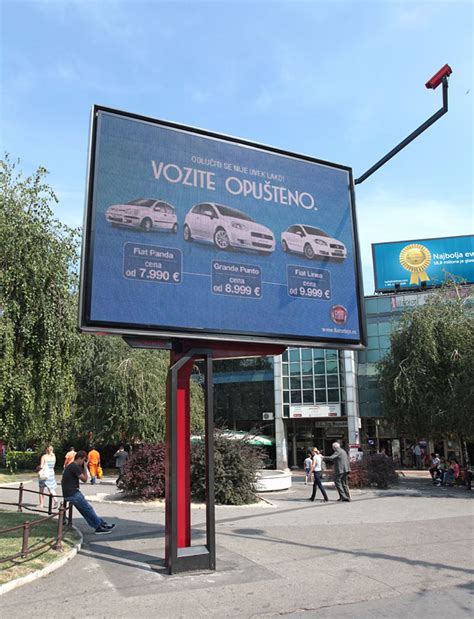 Single Sided LED Digital Billboard 4m x 3m Panel size - ARTHS Studio Čubra