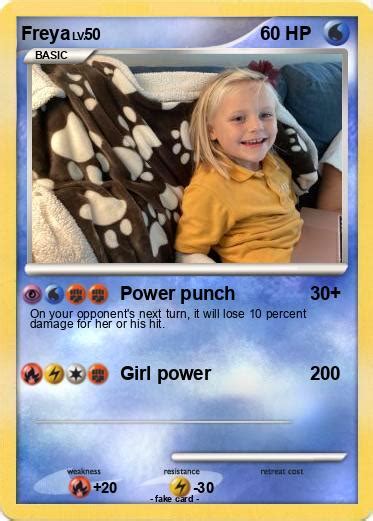 Pokémon Freya 40 40 Power Punch My Pokemon Card