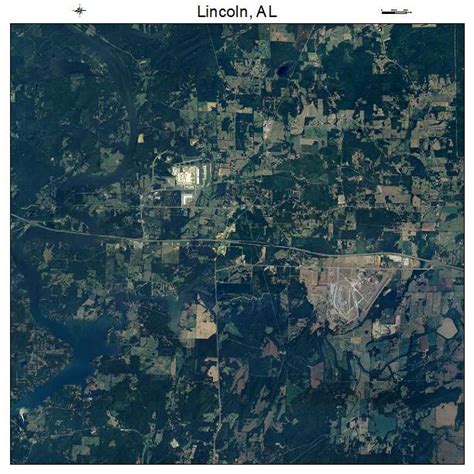 Aerial Photography Map Of Lincoln Al Alabama