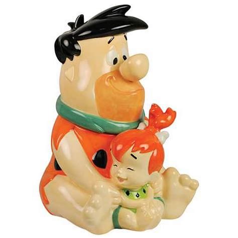 The Flintstones Fred And Pebbles Cookie Jar