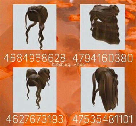 Bloxburg Decal Codes Hair