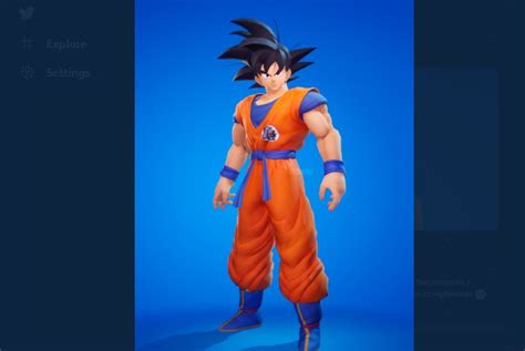 Goku Fortnite New Goku Skin In Fortnite Season 8