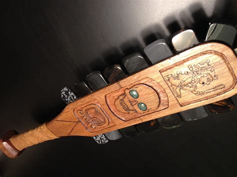 A Recreation Of A Macuahuitl An Ancient Weapon Used By Mesoamerican