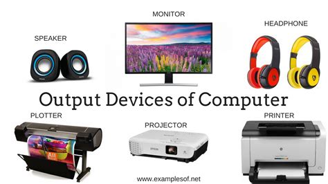 7 Examples of Output Devices