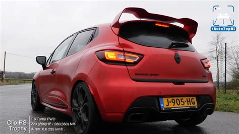 250 Hp Renault Clio Rs Hits 144 Mph On Autobahn Akrapovic Exhaust