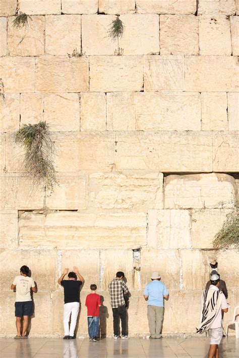 Prayers At The Western Wall Western Wall Holy Land Jerusalem Israel